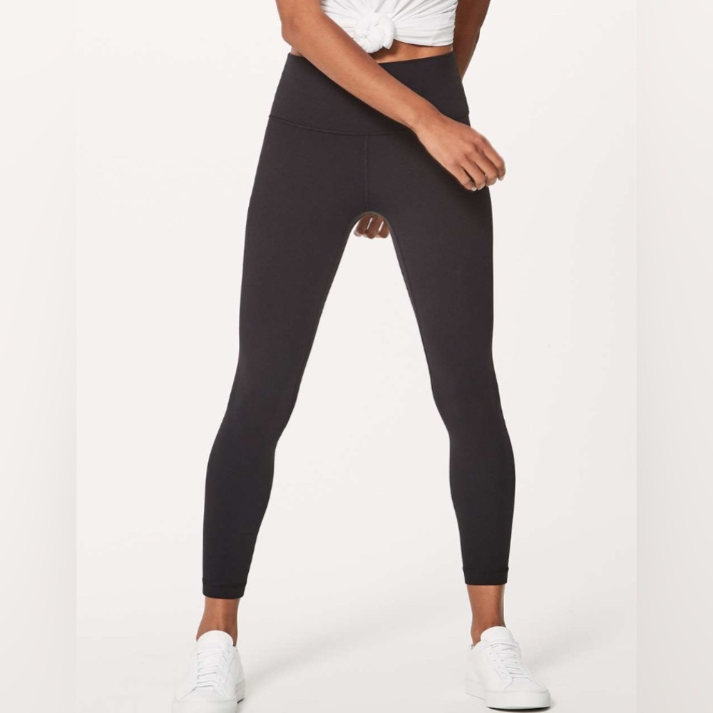 Lululemon Align Pant II *25" in Black with Soulcycle Logo